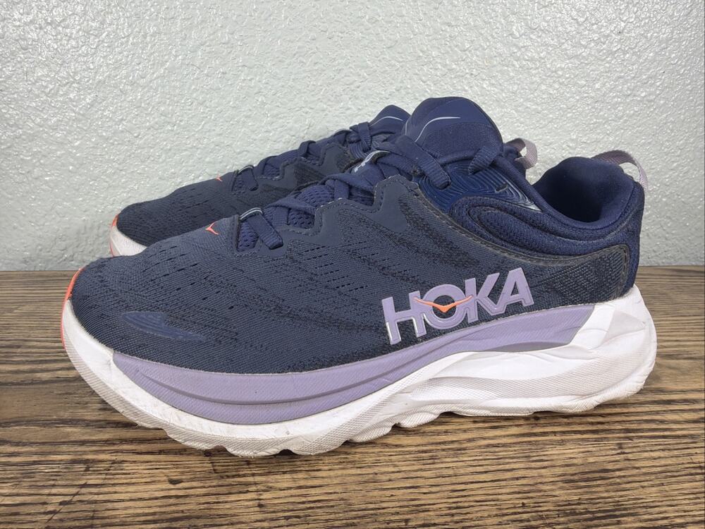 Hoka Gaviota 6 Sneakers Running Shoes Women's 7.5 B Midnight Blue Varsity Navy